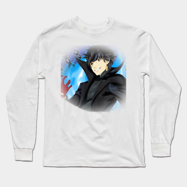 Persona 5 - Joker Awakening Long Sleeve T-Shirt by xpArchoN